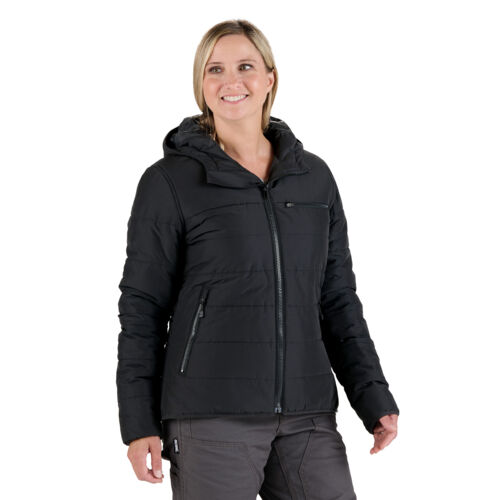 Women’s Channel Quilt Ripstop Hooded Jacket Thumbnail