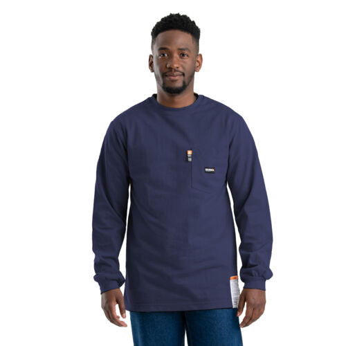 Flame Resistant Crew Neck Pocket T-Shirt Thumbnail