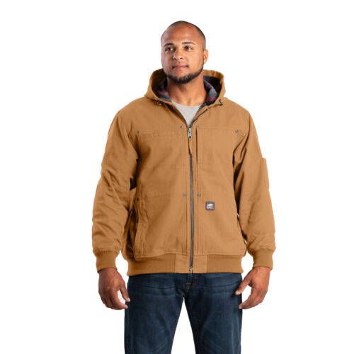 Mens Lined Hooded Jacket Thumbnail
