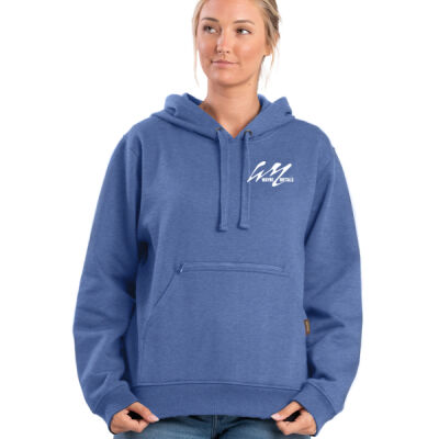 WM - Women's Heritage Zippered Pocket Hooded Pullover Sweatshirt Thumbnail